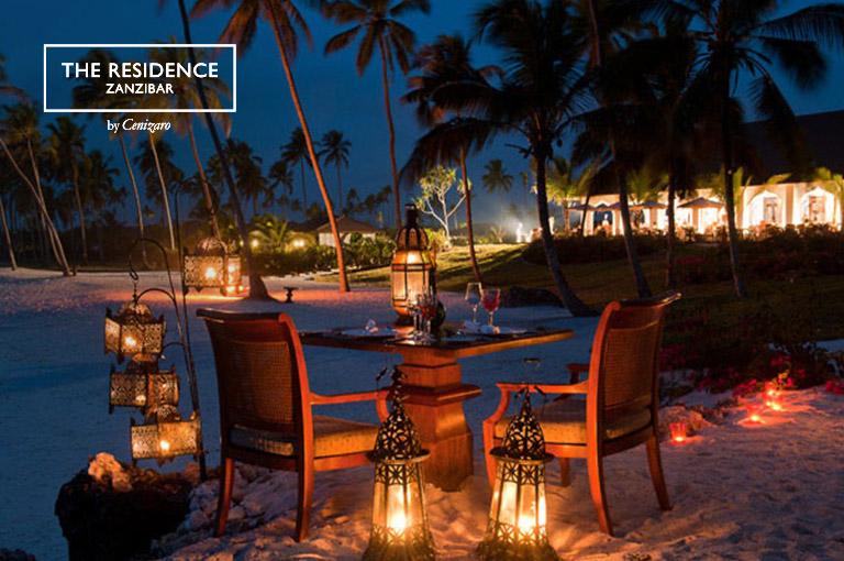 PRIVATE ROMANTIC BEACH DINNER FOR TWO - The Residence Zanzibar